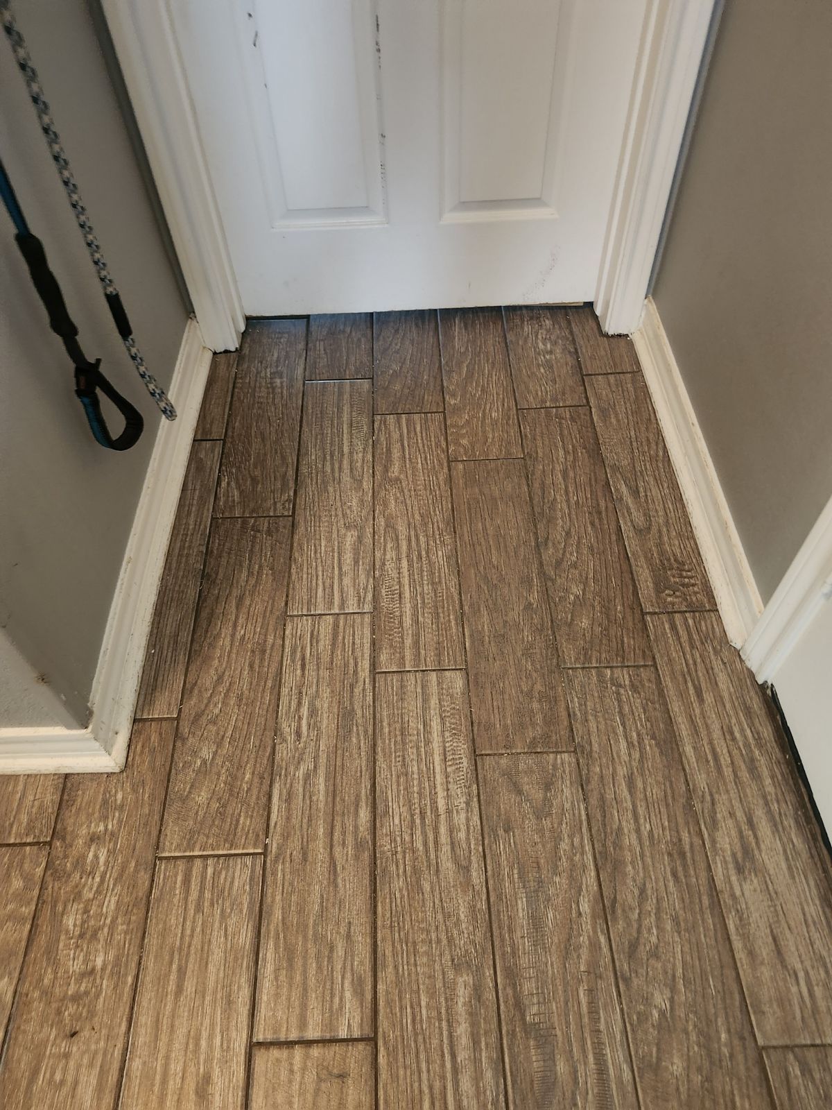 New flooring installed