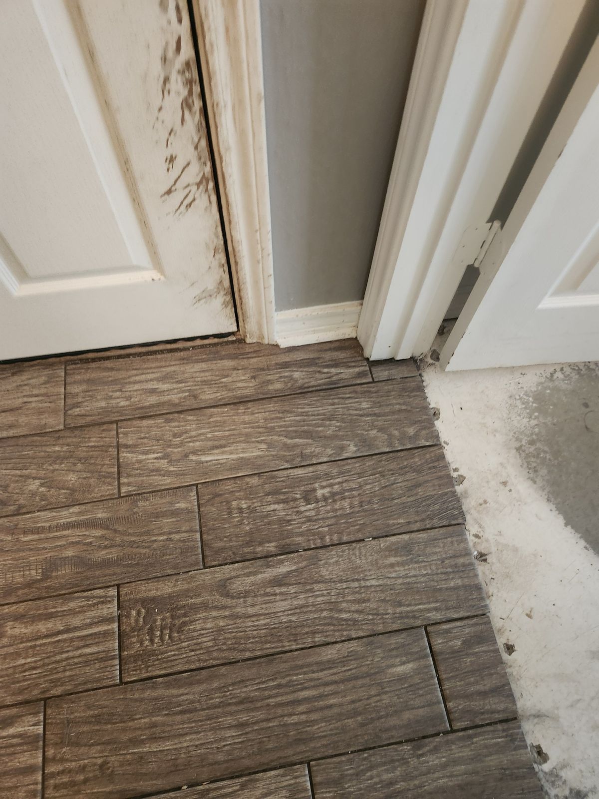 New flooring installed